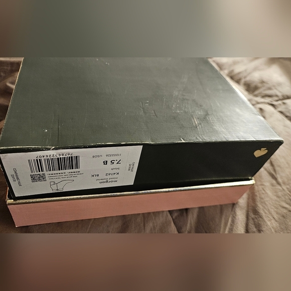 Kate Spade Pink Empty Gift Box Green Tissue Paper Dust Bag Shopping Set Boots - Picture 12 of 15